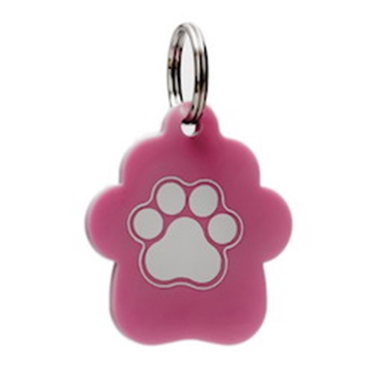 Picture of TAG PLEXY BIG PAW PINK
